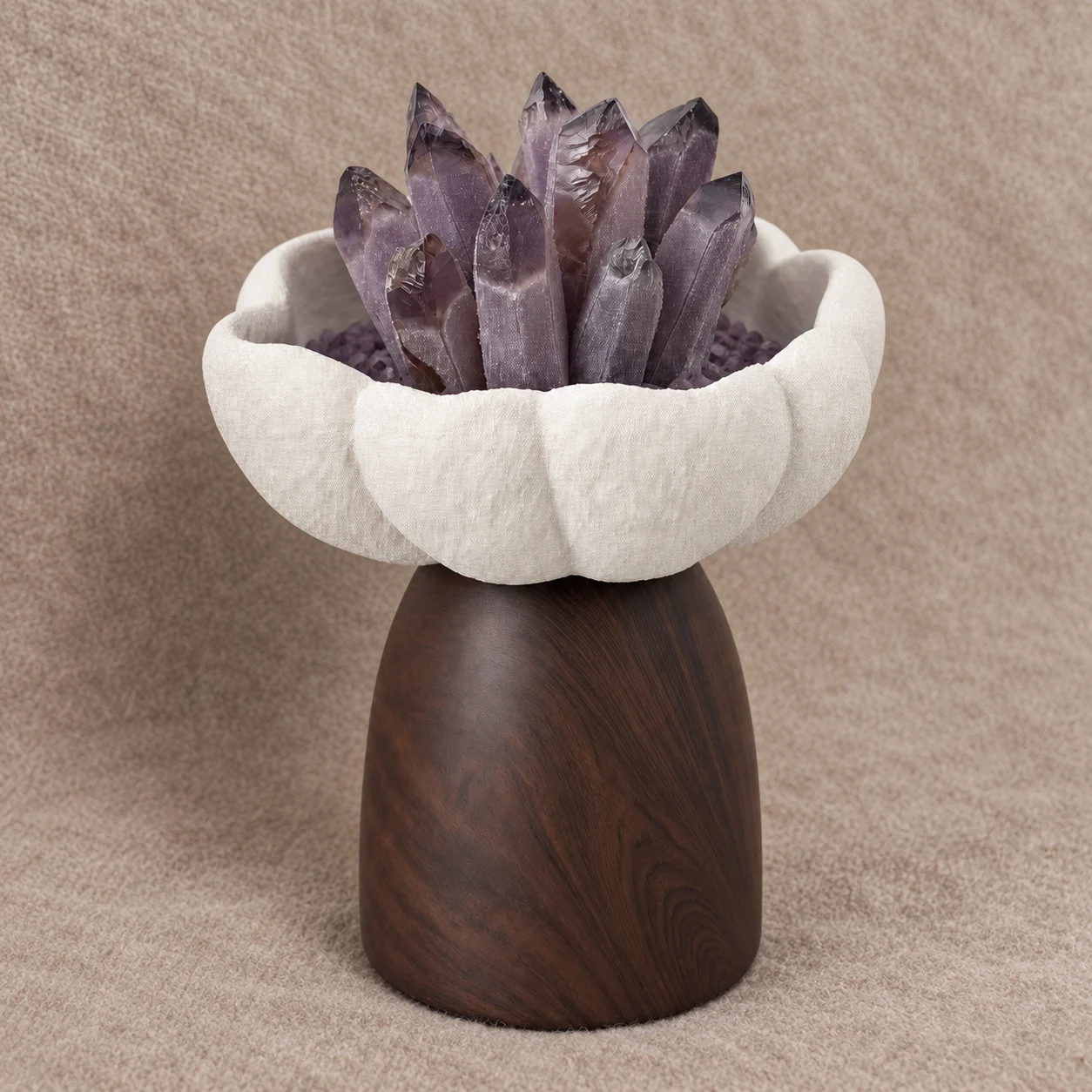 Bloom Cradle Amethyst Quartz Cluster
