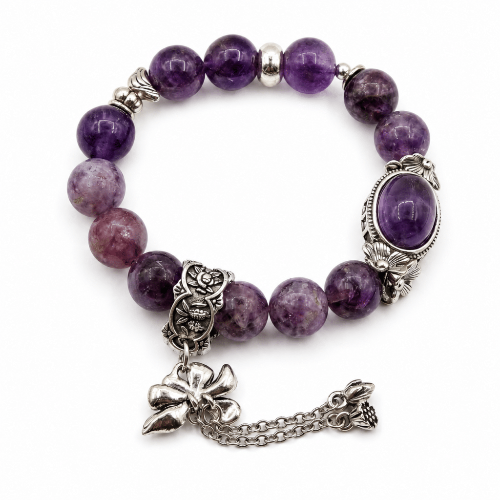 Celestial Wisdom Amethyst Bracelet
