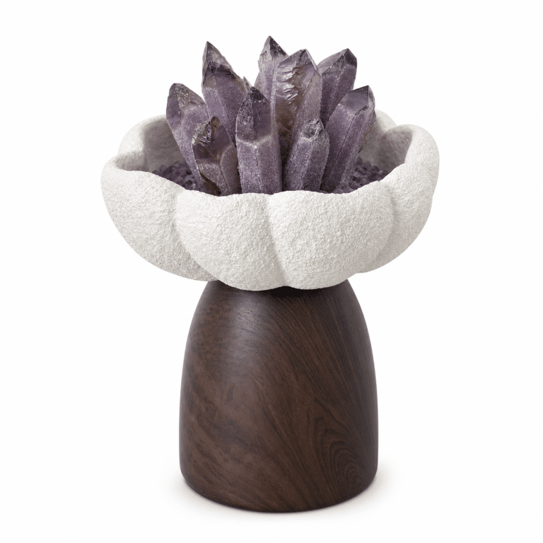 HO CRADLE 01 Bloom Cradle Amethyst Quartz Cluster 001 3