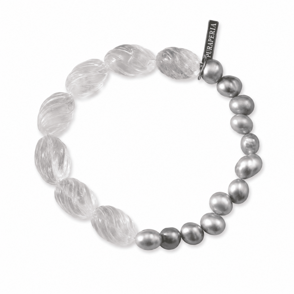 Silver Mist Quartz Bracelet