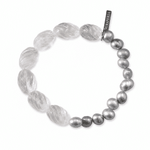 Silver Mist Quartz Bracelet