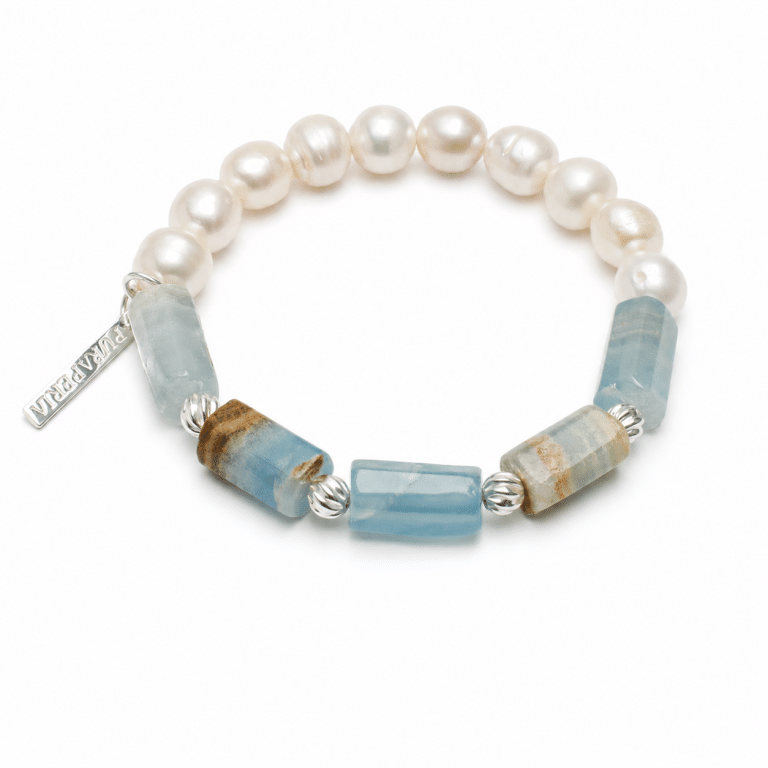 Azure Vision Pearl Bracelet