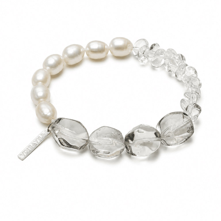 Verdant Embrace Pearl Bracelet