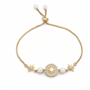 Astral Grace Pearl Bracelet
