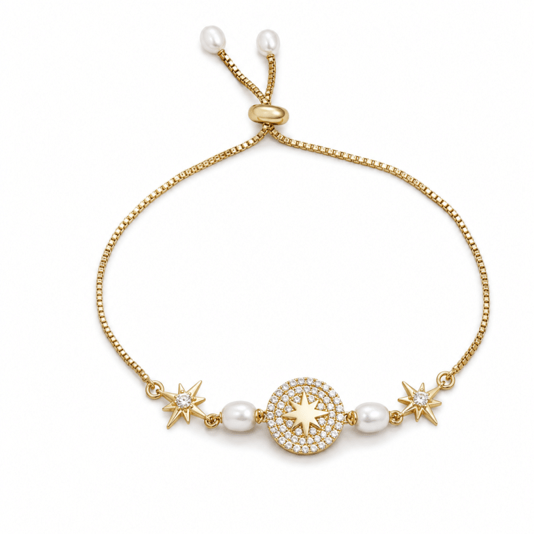 Astral Grace Pearl Bracelet