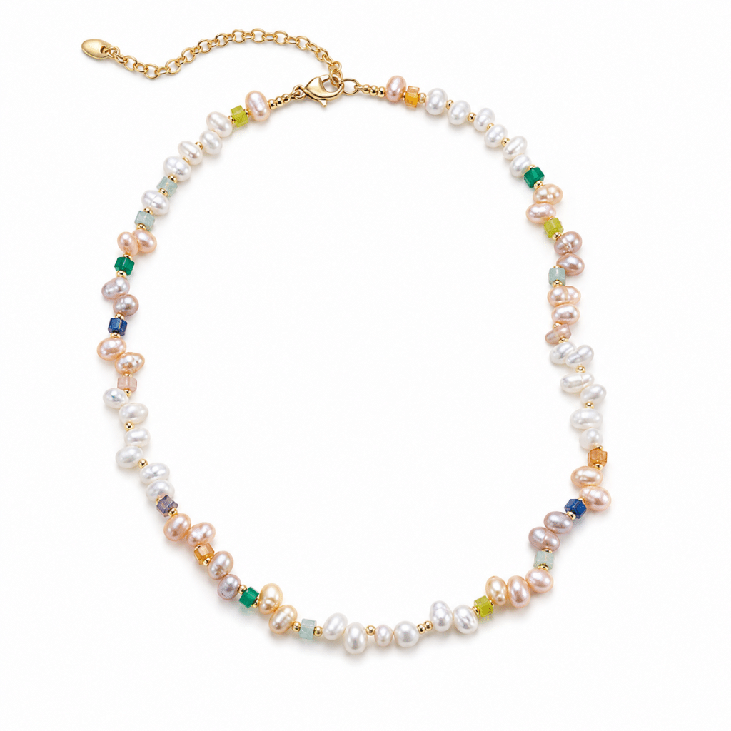 Prismatic Muse Pearl Necklace