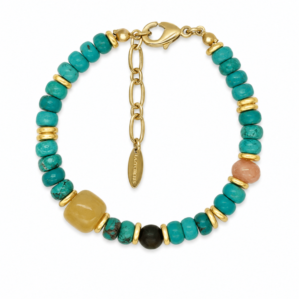 Desert Compass Turquoise Bracelet