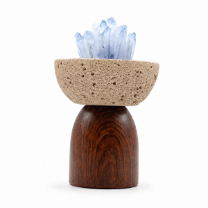 Celestial Ray Aura Blue Crystal Cluster