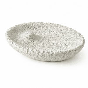Crater Texture Oval Incense Plate