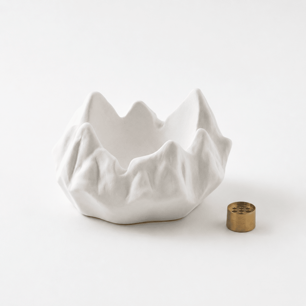 Ceramic Mountain Incense Plate