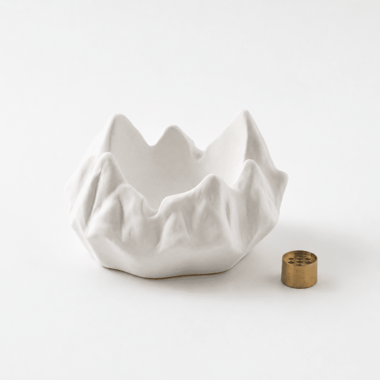 Ceramic Mountain Incense Plate