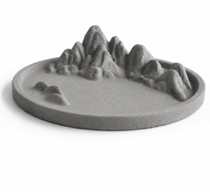 Mountain Relief Incense Plate