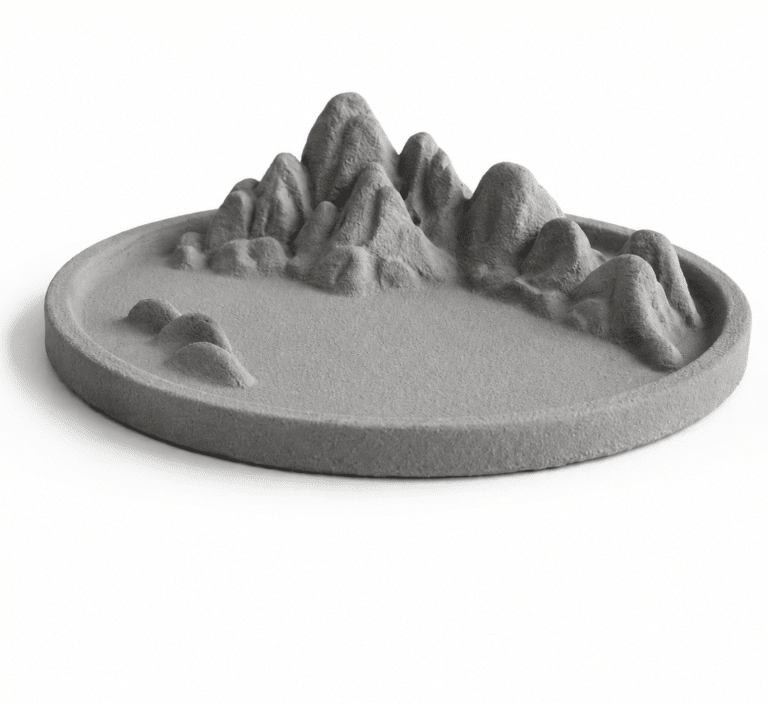 Mountain Relief Incense Plate