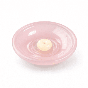 Pink Sculptural Incense Saucer